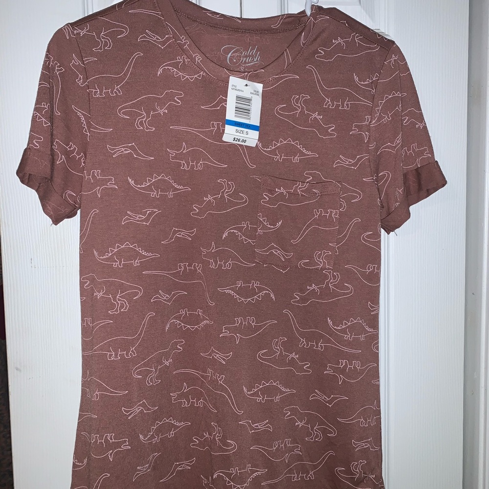 Women’s size Small dinosaur shirt with pocket